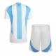Argentina Echipament de Fotbal Replică Copa America 2024 Copii Acasa (+ Șorturi)